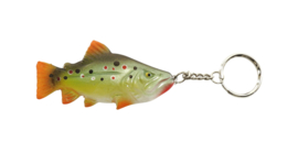 Gekleurde Vis Sleutelhanger Brown Trout Forel