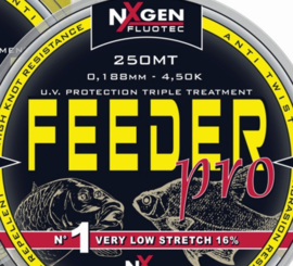 Colmic Feeder Pro Feederlijn 26/00 NxGen Feeder Hoofdlijn 250 m Anti Twist Extra Strong Weinig Rek
