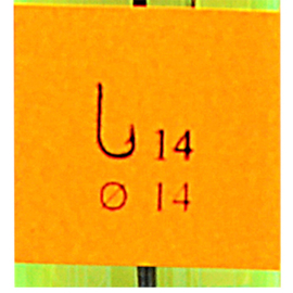 Tuigje 9: Kant-en-klaar witvistuigje Light/Medium - dobber 1,0 gram - lijn 14/00 - haakmaat 14