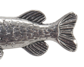 Visspeld Zwemmende Snoek Speldje Snoeken Vis Speld Vissen Snoekvissen Snoeken Pin Hoed Vest Visser