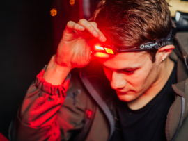 Array II Sensor Oplaadbare Hoofdlamp Handsfree bedienbaar(!) Waterdichte Sport Hoofdlamp