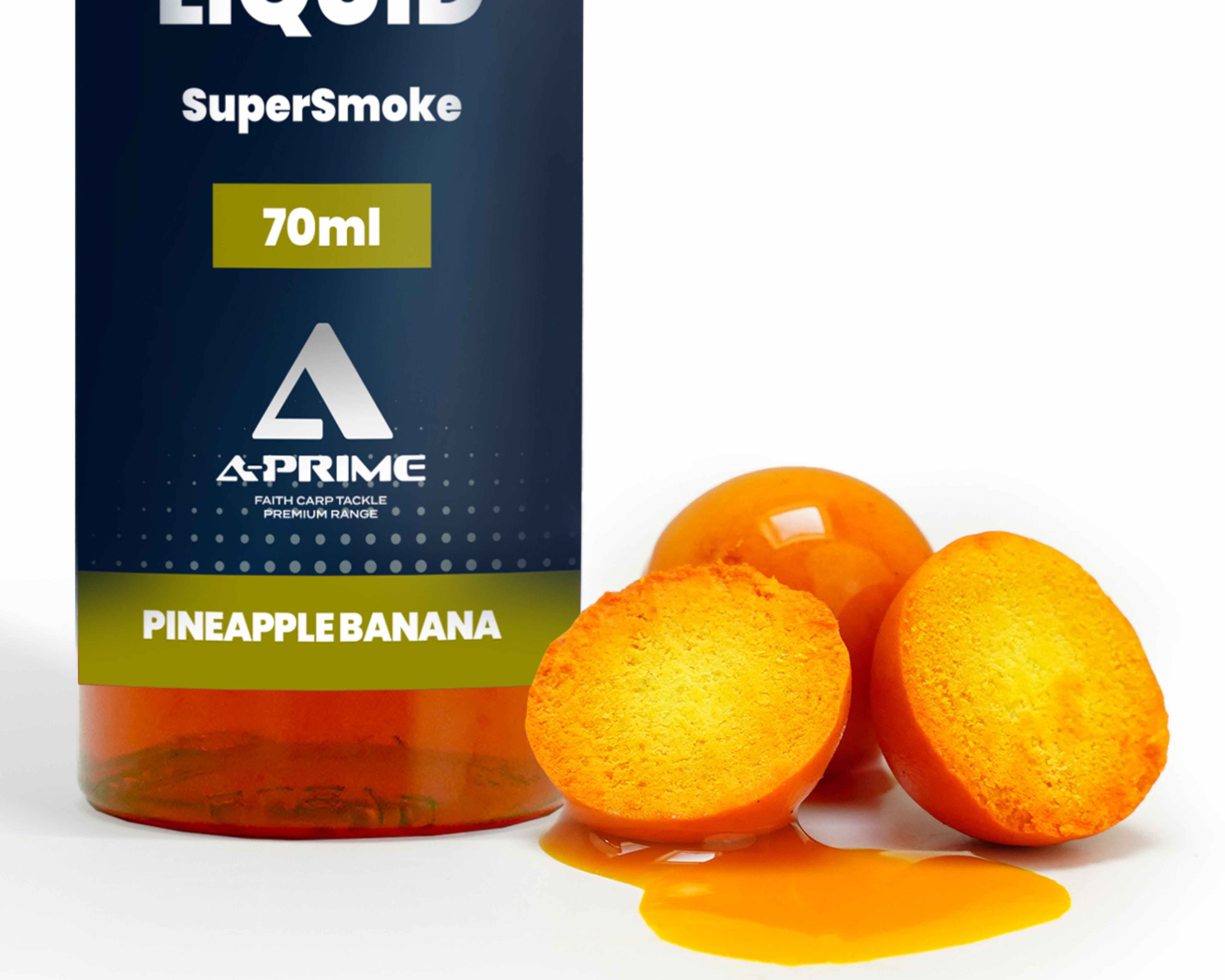 Faith A-Prime SuperSmoke Liquid Pineapple/Banana PVA-Save Active Cloud Smoke Bait Booster Attractive