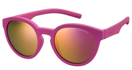 Polaroid® Onbreekbare Lichtgewicht Kinderzonnebril 4 - 10 jaar Power Pink Bril Extra UV-Bescherming