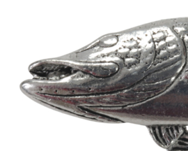 Visspeld Springende Snoek Speldje Snoeken Vis Speld Vissen Snoekvissen Snoeken Pin Hoed Vest Visser