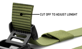 High Quality Militaire Riem Visriem 135 cm Karper Vis Groene Leger Groen Verstelbaar Koppel Riemen
