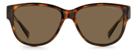 Polaroid®  Brown Janice Overzetzonnebril  Elegante Dames Overzet Zonnebril Polariserende Bril Lenzen