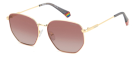 Polaroid® Golden Rose Pilot Pilotenbril Heren Zonnebril Lichtgewicht Gepolariseerde Piloten Bril