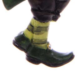 Magneet Koelkastmagneet Ierse St Patrick’s Day Gelukskabouter Met Mand Klavers Leprechaun Geluk