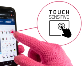 Pink Lady Roze Dames Meisjes Handschoenen One Size Touchscreen Rose Vissen Vrouw Vis Vishandschoenen