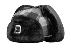 Black Ice Master Gevoerde Russische Warme Wintermuts + Mondmasker Fleece Voering Vismuts Jachtmuts