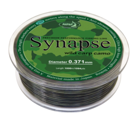 Synapse Wild Carp Camo 37/00 Camouflage Karperllijn 1.000 meter Zinkende Vislijn Extra Low Stretch