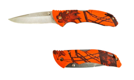 Buck Bantam Oranje Zakmes 22 cm Scherp Stevig Vismes Jachtmes Klusmes Mes Camou Knives Zakmessen
