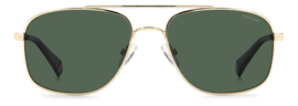 Polaroid® Gold & Green Classic Pilot Pilotenbril Heren Lichtgewicht Zonnebril Gepolariseerde Bril