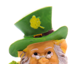 Magneet Koelkastmagneet Ierse St Patrick’s Day Gelukskabouter Met Klaverblad Leprechaun Geluk Klaver