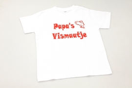 Kinder T-shirt Papa's Vismaatje