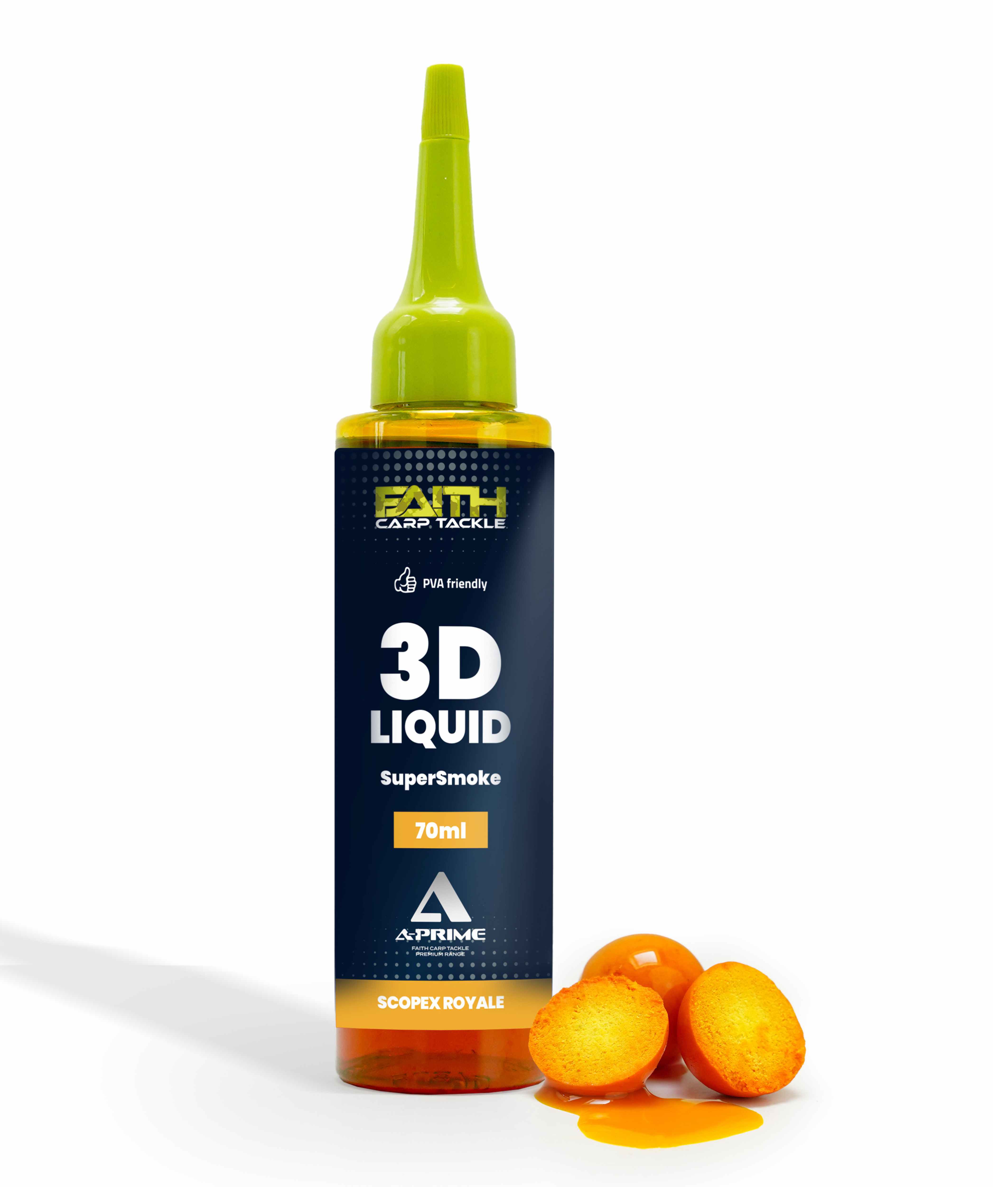 Faith A-Prime SuperSmoke Liquid Scopex Royale PVA-Save Active Cloud Smoke Bait Booster Attractive