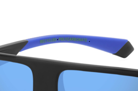Polaroid® Blue Hornet Sports Master Sportzonnebril Lichtgewicht Antislip NeusPads Sport Zonnebril