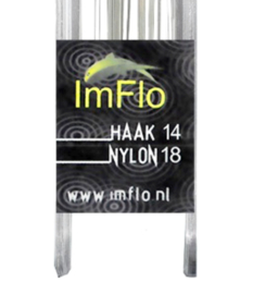 Luxe Kant-en-klaar Vistuigje Anita 18/00 - Haak 14 - Dobber 0,3 gram Witvistuigje Wedstrijdtuigje