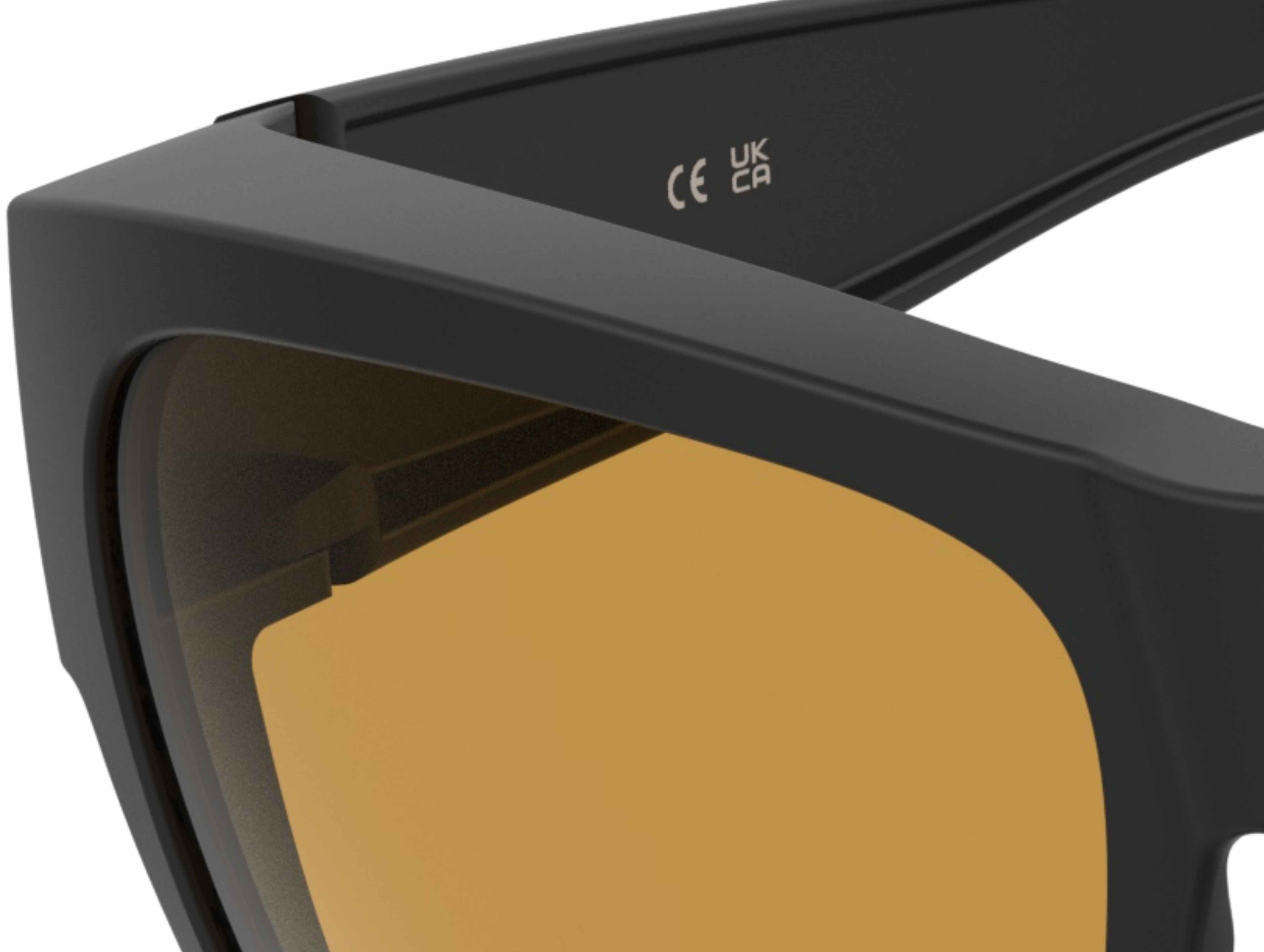 Polaroid®  Yellow Marilyn Dames Overzetzonnebril Gele Lenzen Geel Overzet Zonnebril 100% UV-filter