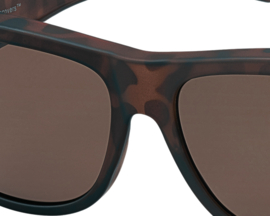 Polaroid®  Brown Marilyn Overzetzonnebril Elegante Dames Overzet Zonnebril Polariserende UV Lenzen