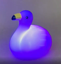 Lichtgevende Drijvende Bad Flamingo Roze LED Licht Zwembad Pool Party