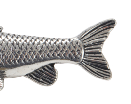 Visspeld Barbeel Speldje Barbeelspeld Vis Vissen Broche Kraag Speld Hoed Sierspeld Barbel Pet Pin