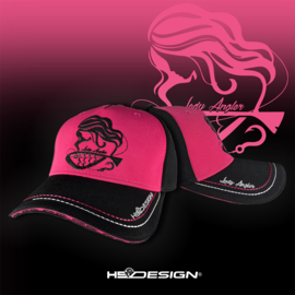 Pink Lady Angler Roze Vis Cap Streetfishing Vispet Damescap Vissen