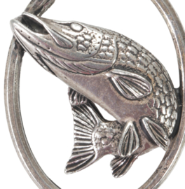 Vis Sleutelhanger Snoek Sleutelhangers Snoeken Snoekvissen Vissen Snoeken Pike Fishing Keyring