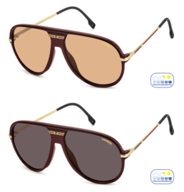 Carrera Burgundy Pilot Driver Master Auto Piloten Zonnebril Autobril Koerier Koerierbril Pilotenbril