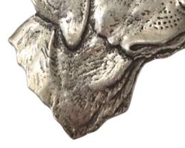 Hanger Labrador + Ketting Zilver 45 cm (Dames)