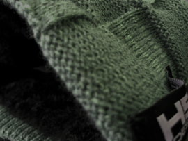 Gevoerde Urban Master Beanie Muts Green Warme Wintermuts Vismuts