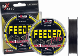 Colmic Feeder Pro Feederlijn 23/00 NxGen Feeder Hoofdlijn 250 m Anti Twist Extra Strong Weinig Rek