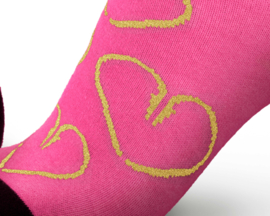 Pink Lady Roze Vissokken Maat 38 – 41 One Size Fits All Leuke Rose Sokken Viscadeau Vissende Vrouw