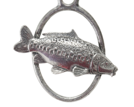 Vis Sleutelhanger Spiegelkarper Spiegel Karper Sleutelhangers Vissen Karpers Carp Fishing Keyring