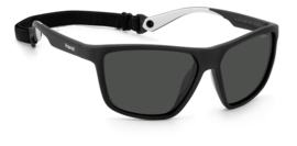 Polaroid® Floating Watermaster Black & Grey Drijvende Antislip Sport Zonnebril + Gratis Waterband