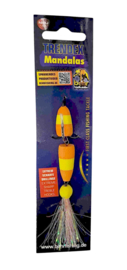 Mandala Foamshad Oranje-Geel Dressuurdoorbrekend Kunstaas Beste Snoekbaars Shad Baars Snoek Jigging