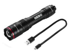 Nebo Redline X Oplaadbare LED Waterdichte Zaklamp + Gratis Holster