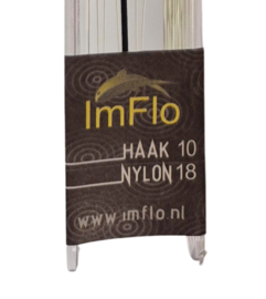 Luxe Kant-en-klaar Vistuigje Irma 18/00 - Haak 10 - Dobber 0,3 gram Witvistuigje Wedstrijdtuigje Vis