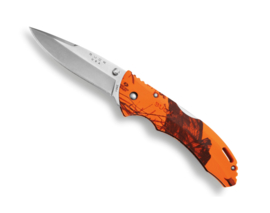 Buck Bantam Oranje Zakmes 22 cm Scherp Stevig Vismes Jachtmes Klusmes Mes Camou Knives Zakmessen