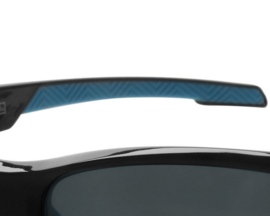 Black & Blue Classic Gepolariseerde Zonnebril + Hardcase Reis Etui Hoes Antislip Rubber Neus Poten