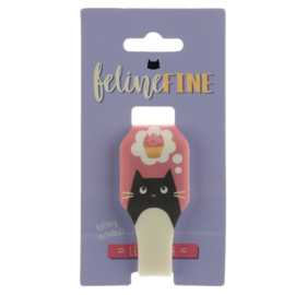 Lichtgevend Kattenhorloge Roze
