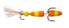 Mandala Foamshad Oranje-Geel Dressuurdoorbrekend Kunstaas Beste Snoekbaars Shad Baars Snoek Jigging
