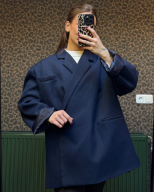 Boxy blazer - Navy