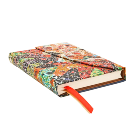 18 maands agenda Paperblanks july 2025-2026 Gaudi's Sun Mini