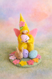 Paaskabouter met konijntje (zelfmaakpakketje)
