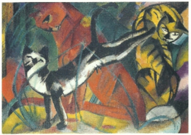 Drie katten, Franz Marc