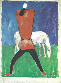 Man en paard, Kazimir Malevitsj