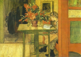 Liesbeth leest, Carl Larsson