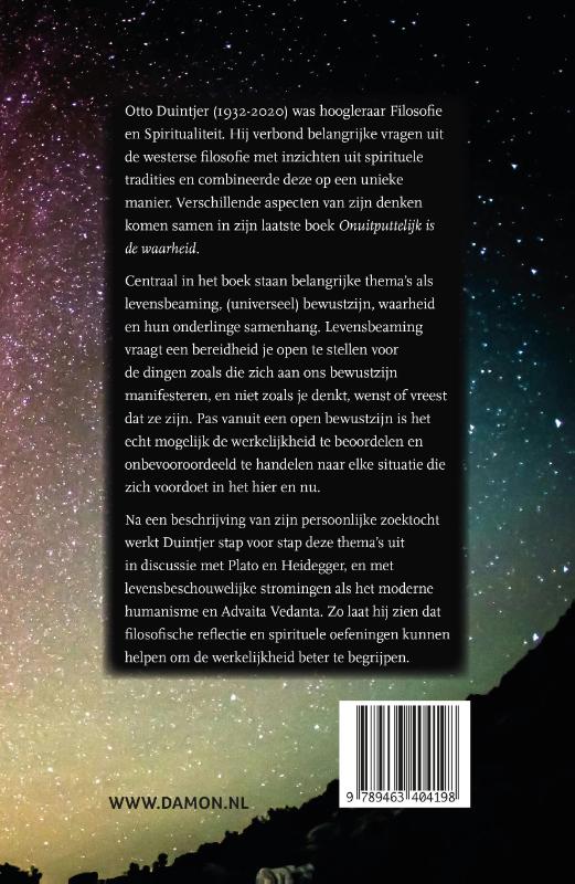 Onuitputtelijk is de waarheid / Otto Duintjer