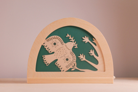 Silhouet De Noest Folklore vogel
